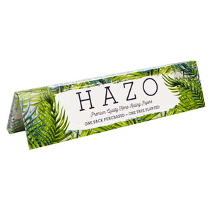 HAZO King Size Slim Unbleached Hemp Rolling Papers