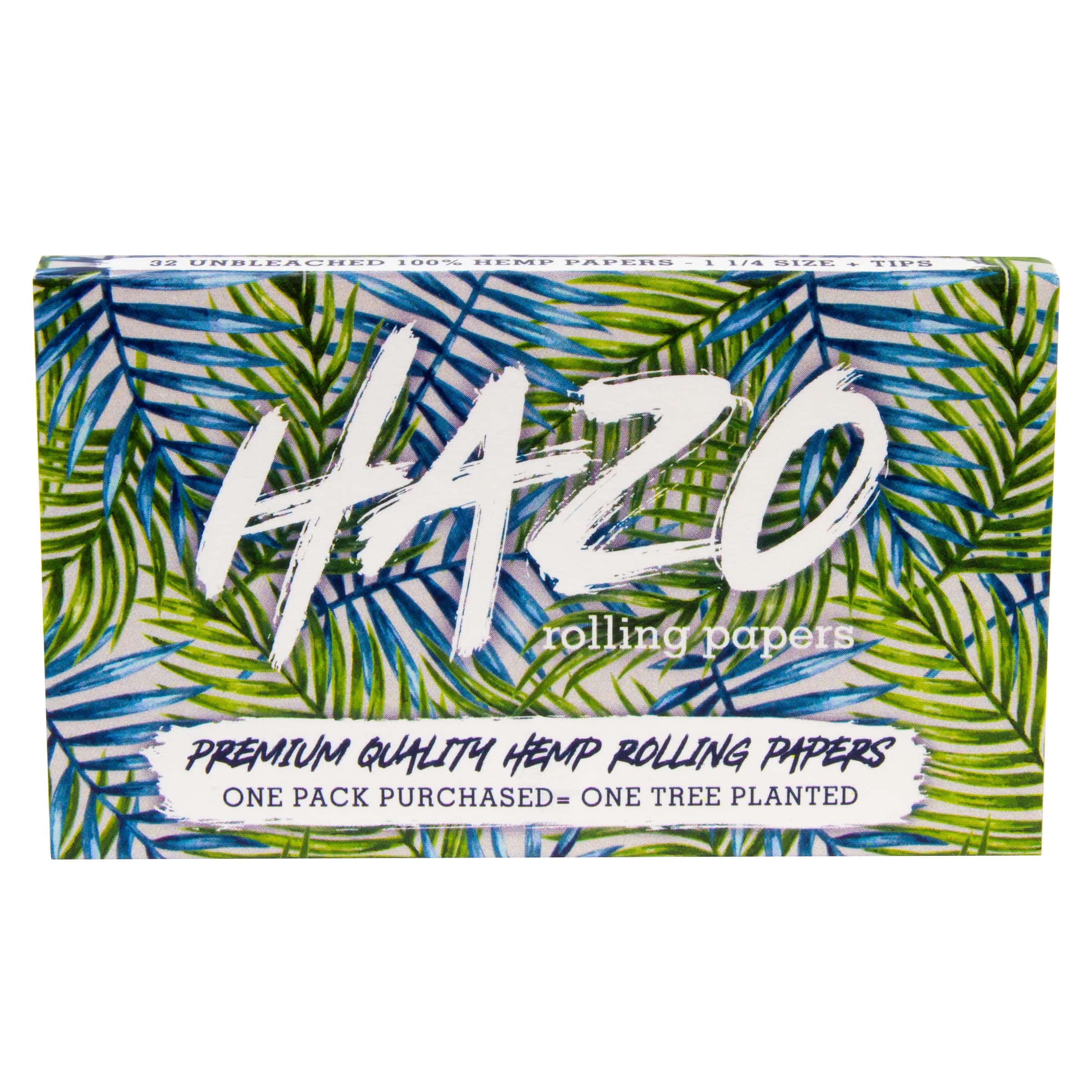 1 1/4 Size Unbleached Hemp Rolling Papers + Tips